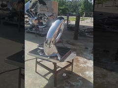 Sculptures abstraites célèbres en style moderne en métal pour la décoration d'intérieur