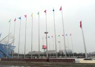 Mât de drapeau de polissage conique en métal de taille de 30m