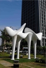 Acier inoxydable d'art de sculpture extérieure publique en métal pour la décoration de plaza