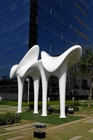 Acier inoxydable d'art de sculpture extérieure publique en métal pour la décoration de plaza