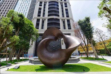 quality Sculpture abstraite en en cuivre en métal extérieure pour la décoration publique moderne factory