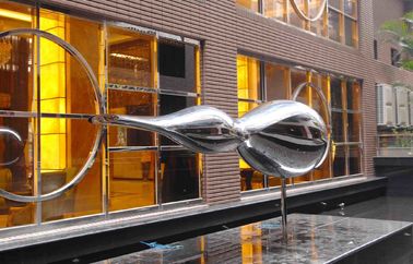 quality Nuage moderne poli de l'eau d'acier inoxydable de sculpture abstraite pour la décoration de plaza factory